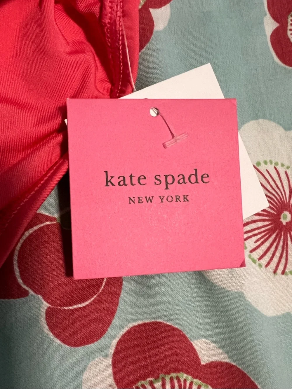 kate spade Coral High-Rise Belted Bikini bottom size XS